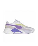 Puma RS-X3 Mesh Pop Lace-Up Purple Synthetic Womens Trainers 372117 02 - Size UK 3.5