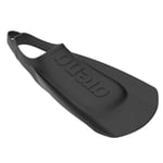 Arena Palmes d'entraînement de Natation Unisexes pour Adultes Confortables et légères pour Homme et Femme, Palmes Courtes en Silicone, Design à Talon Ouvert, Noir, 40-42