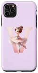 Coque pour iPhone 11 Pro Max Nom de danse de la danseuse, première lettre V, Girly Tutu Ballet