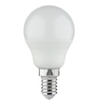 Klotlampa Opalvit LED 470lm E14 6500K