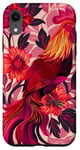 Coque pour iPhone XR Rose Art Déco Ethnique Peleas De Gallos Cockfighter Game Fowl