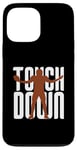 Coque pour iPhone 13 Pro Max USA Touchdown Ballon de football américain