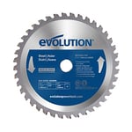 Evolution Power Tools M185TCT-40CS - Lame de scie de 185 mm pour la coupe d’acier doux - Produit quasiment pas de chaleur, d’ébarbures ni d’étincelles