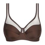 DIM Soutien-Gorge Femme avec Armatures Generous Classique x1 Soutien-Gorge, Marron Brut, 90D