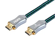 PremiumTech Premium Certified HDMI 2.0b Cable - Supports 4K 60hz - High Speed 18GB/s - Ethernet - ARC - Compatible with LG OLED and Samsung QLED TV (3 Metres)