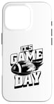 Coque pour iPhone 16 Pro C'est le jour du match de football volant dans les airs