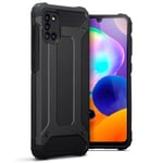 TERRAPIN, Compatible with Samsung Galaxy A31 Case, Double Layer Impact Resistant - Black