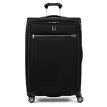 Travelpro Platinum Elite Bagages Extensibles avec Rack à Costumes intégré - Valise Souple avec 8 pivotantes et Serrure TSA pour Hommes et Femmes - Noire Ombre Valise enregistrée - 83x54x34cm