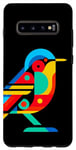 Galaxy S10+ Geometric Minimalism Modern Illustration Nightingale Bird Case
