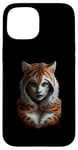 iPhone 15 Fierce Jungle Tiger Spirit Fantasy Artwork Case