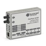 Black box BLACK BOX FLEXPOINT FAST ETHERNET (100-MBPS) MEDIA CONVERTER - 10/100-MBPS COPPER TO 100-MBPS MULTIMODE FIBER, 1300NM, 2KM, ST (LMC100A-R3)