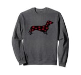 Funny Kiss a Wiener Dachshund Dog Gift Sweatshirt