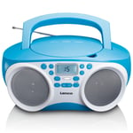 MINI CHAINE HIFI RADIO LECTEUR CD AVEC FONCTION MP3 ET USB - LIME BLANC BLEU