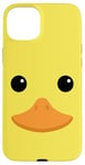 iPhone 15 Plus Cute Yellow Duck Face Costume For Kids and Toddlers Case