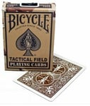 Bicycle Tactical Field brown playing cards