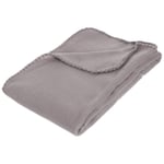 Fleece-huopa Atmosphera Ruskea Puuvilla 125 x 150 cm