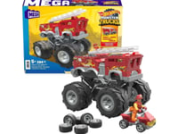 Mega Hot Wheels Hw 5-Alarm-Brandbil, Byggsats, 5 År, Plast, 284 Styck, 660 G