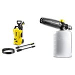Bundle of Kärcher K 2 Power Control high-pressure washer: Intelligent app support - the practical solution for everyday dirt + Kärcher FJ6 Foam Nozzle - Pressure Washer Accessory