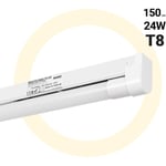 Barcelona Led - Kit réglette + tube led T8 - 24W - 150cm - Blanc Neutre