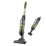 Daewoo Tornado Upright Vacuum, Powerful 600W, 7M Cord, Cyclonic Suction, Upright And Handheld, Washable Filter, Large 0.5L Dusk Tank, Crevice, Upholstery, Stair Foot Accessories Included