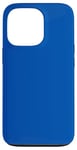 Coque pour iPhone 13 Pro Couleur simple bleu cobalt