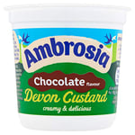 Ambrosia Devon Ready-to-Eat Chocolate Flavour Custard, 150 g Pot (Pack of 1)