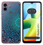 Housse En Silicone Transparent Pour Xiaomi Redmi A1 Plus Design Mandala Dessins