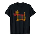 Buchanan Scottie Dog Scottish Terrier Scotty Tartan Plaid T-Shirt