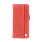 Etui en cuir véritable pour Samsung Galaxy S20 - Rouge