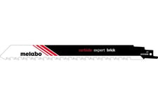 Metabo 631916000, Sabelsagblad, Porebetong, Murstein, Sement, Murverk, Sort, Hvit, 1,27 Cm, 1,5 Mm, 24 Cm