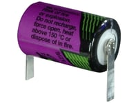 Tadiran Batteries Sl 550 T Special-Batterier 1/2 Aa Tåler Høj Temperatur, U-Loddefane Lithium 3.6 V 900 Mah 1 Stk