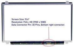 DELL 8KV42  15.6'' Replacement Laptop Led NON-TOUCH Display Screen