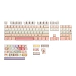 KiiBoom Strawberryjam1986 Berry Cream Keycap Set de 137 touches Cherry Profile Keycaps, PBT Custom Keycap pour clavier mécanique, compatible avec ANSI/ISO, 60 %, 65 %, 75 %, TKL, disposition pleine