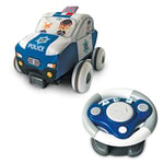 Mondo 63736 Polizia Toys - Machine de police Soft Sponge, lavable, télécommande incluse, 18 MIDIS-63736, multicolore