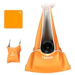 TARION Film de Protection pour Objectif d'appareil Photo : Tissu adhésif Magique pour Objectif, Doux et Ferme pour Le Rangement des appareils technologiques, Orange, 14.6x14.6in(37x37cm), Orange