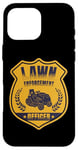 Coque pour iPhone 16 Pro Max Lawn Enforcement Officer Landscaper Gardening Grass Mowing