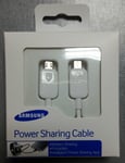 Genuine Samsung Galaxy S5 Power Sharing Charging Cable - WHITE (EP-SG900UWEGWW)