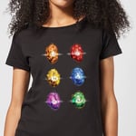 Avengers Infinity Stones Women's T-Shirt - Black - XXL