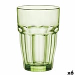 Glas Bormioli Rocco Rock Bar Grön Glas 370 ml (6 antal)