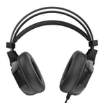 Goldyqin CRV9 Casque USB7.1 Double Action Casque Stéréo Super Durable Envoyer Cadeaux Copain Beau Casque - Noir - 1 Taille