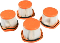 4-Pack Filter for Shark Wandvac System Stick Vacuums, XFFWV360 Replacement