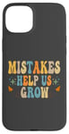 Coque pour iPhone 15 Plus Groovy Growth Mindset Positive Retro Teachers Retournent à l'école