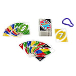 Mattel Games UNO H20 to GO, water resistant cards game, to take to the beach and to snow holidays, extra durable 108 cards, ages +7, P1703