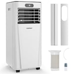 Portable 9000BTU Air Conditioner 3-in-1 Air Cooler & Dehumidifer & Fan 24H Timer
