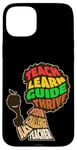 iPhone 15 Plus Afro Teacher African American Inspirational Word Cloud Case