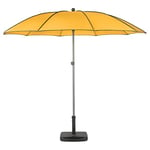 Hespéride - Parasol Droit inclinable Rond Bogota Safran