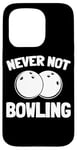 Coque pour iPhone 15 Pro Jeu De Bowling Quilles - Joueur Boule Bowling