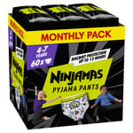 Pampers Ninjamas Pyjama Pants Space, 60 kpl, 17-30 kg