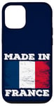 Coque pour iPhone 12/12 Pro Made In France With French Flag Novelty Graphic Cool Designs