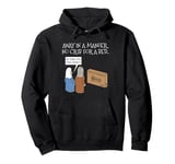 Away In A Manger, Christmas Nativity Church Carol Singing Pullover Hoodie